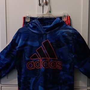 Boys Adidas 2 piece jogging suit